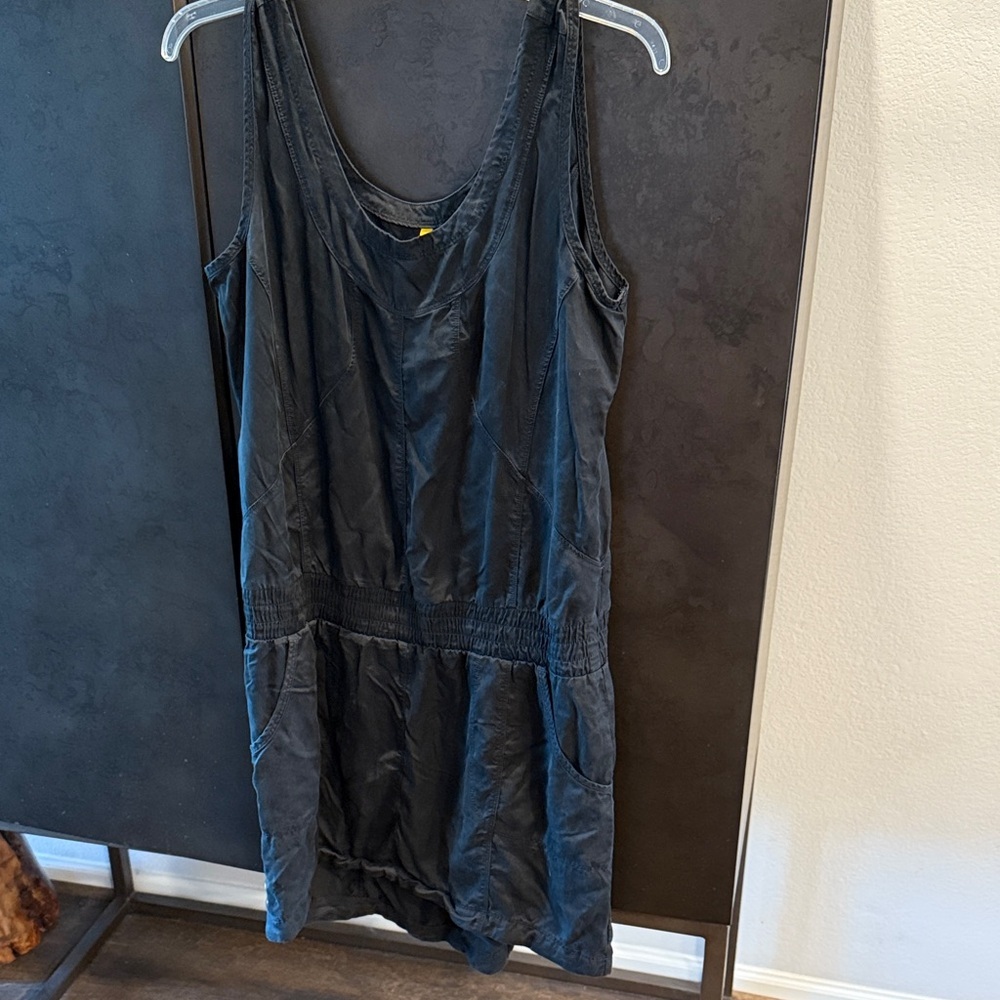 Lole Black Mini Dress 100% Tencel